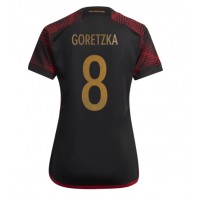 Maglie da calcio Germania Leon Goretzka #8 Seconda Maglia Femminile Mondiali 2022 Manica Corta